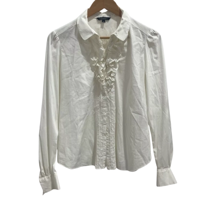 Tara Jarmon Ruffle Blouse Size 40 