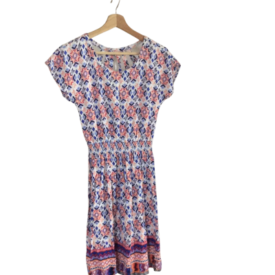 Jeanswest Womens  Size 8 Blue / Multicoloured / Peach / Red / White 