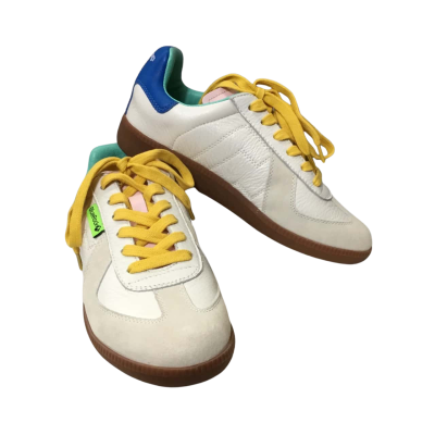 Rollie x BR Pace Women's  Size 35 Beige / Blue / White Shoes