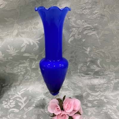 Hand-blown Vintage Bud Vase