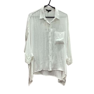 Motto Womens Size 14 Ivory Silky Everyday Shirt