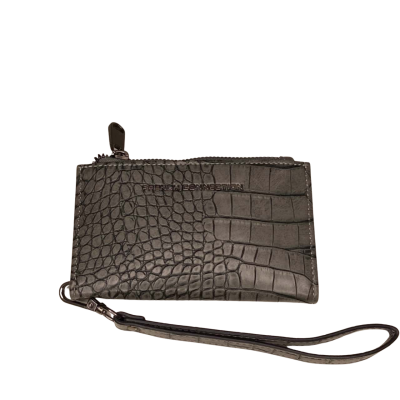 French Connection Faux Reptilian Skin Wallet 
