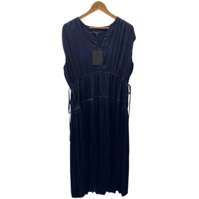 Basque Womens  Size 16 Sleeveless Dress  Navy Blue 