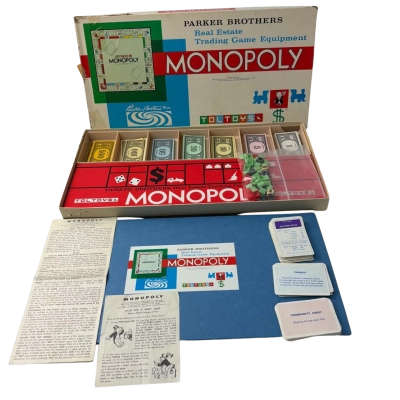 1960s vintage complete Monopoly game 