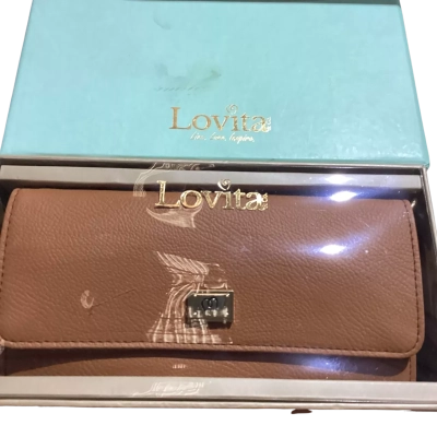 Lovita Womens Clutch Brown 