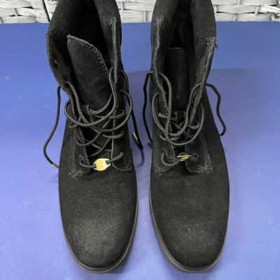 Timberland Womens  Size 8 Black Boots