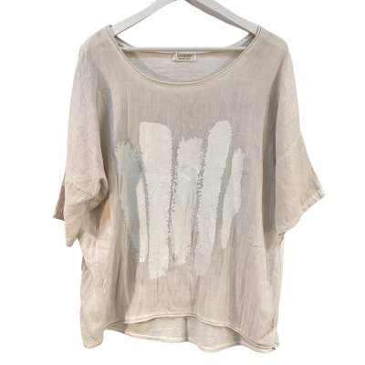 Imagine Fashion Italy Womens Size M / L Top White 