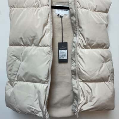 Country Road Womens  Size 14 Beige vest hoodie 
