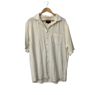 Rodd & Gunn Mens Short Sleeve Button Up Shirt Size XXL Off White 