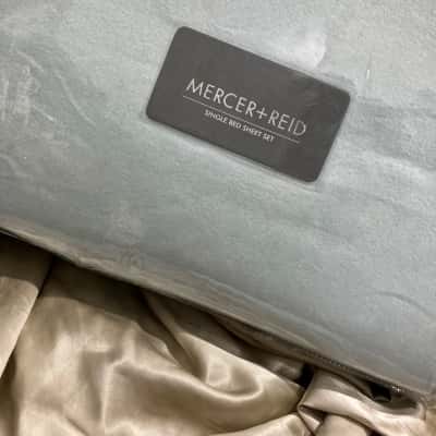 Mercer & Reid Single Bed set Flannelette Blue