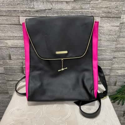 Juicy Couture Womens Backpack Black  / Pink  