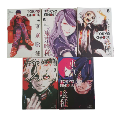 Tokyo Ghoul 4-8 Graphic Novels Paperback By Sui Ishida