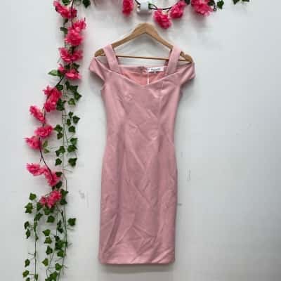 Elliatt Womens Cap Sleeves Party Dress Size S Pink  