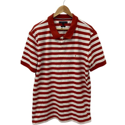 Tommy Hilfiger Mens  Size XXL Polo Shirt Striped 