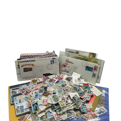 Vintage Stamp + Envelope Collection 