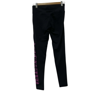 Running Bare Womens  Size 10 Leggings Black  / Purple 