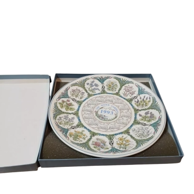 Wedgwood Calendar Plate For 1993
