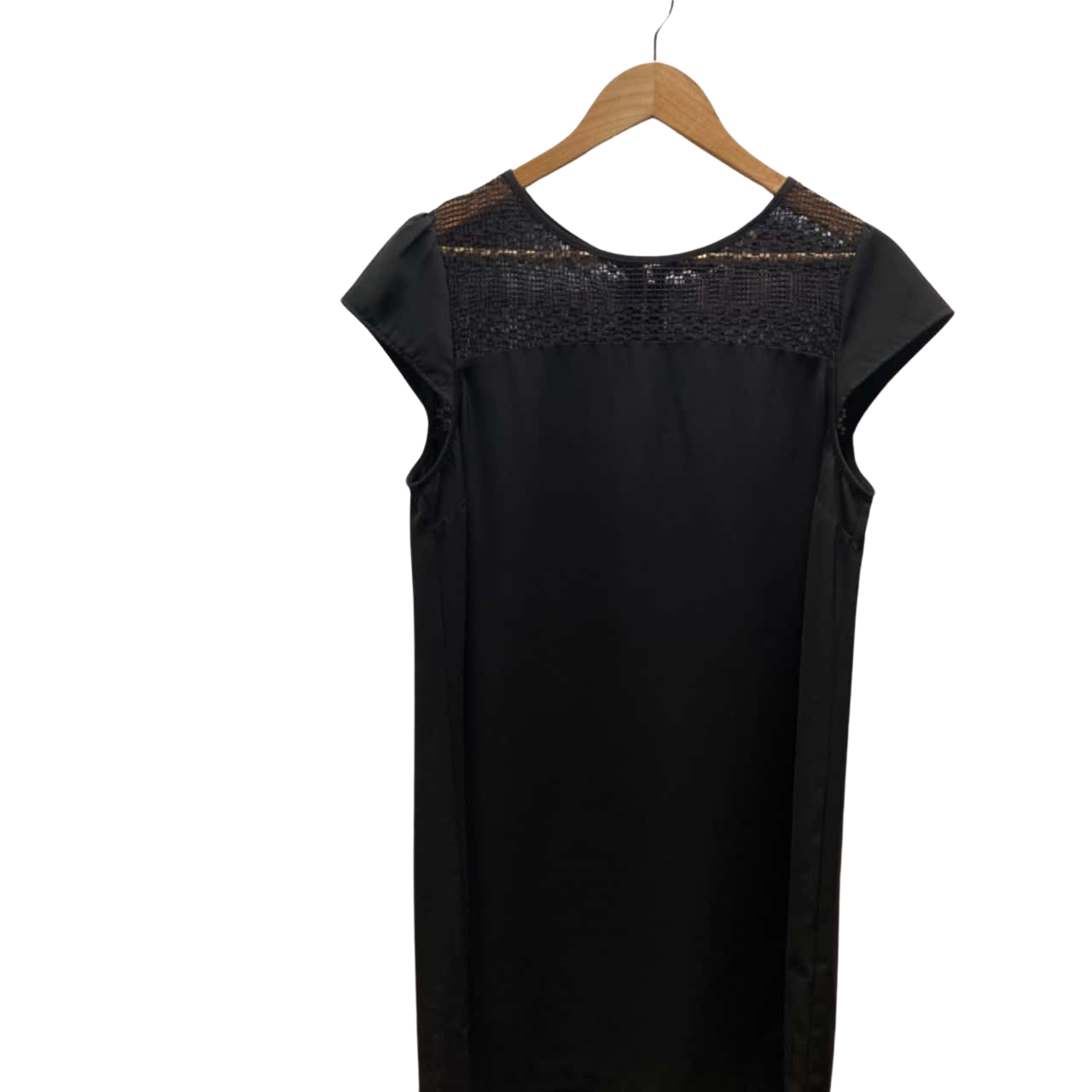 knee length dresses for ladies Zara Women's Floral Lace Shift Dress | UK10