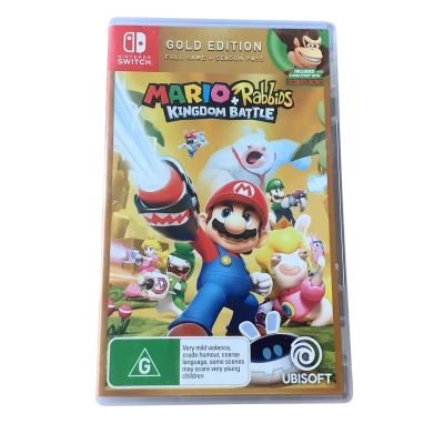 Nintendo Switch. Mario + Rabbids Kingdom Battle.  Gold Edition