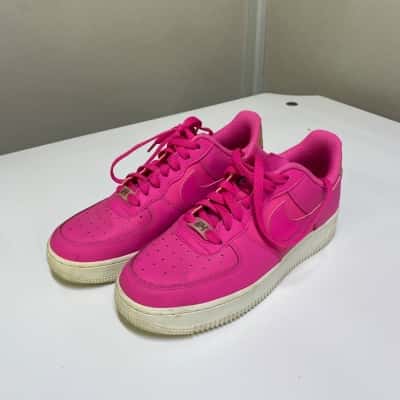 Nike Womens hot pink Air Forces Size US 8.5 