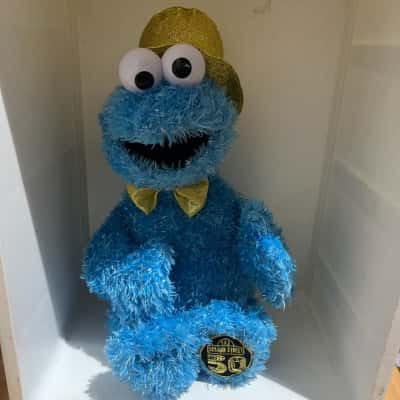 Sesame Street's Cookie Monster 50th Anniversary Plushie