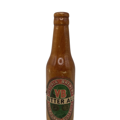 Quirky Vintage Victoria Bitter Melbourne Australia Wooden Clothes Brush 1960s Souvenir Memorabilia     CAB