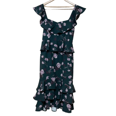Pasduchas - Green Floral Dress - Size 12