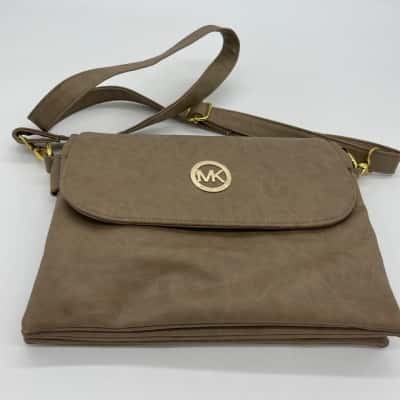 'Michael Kors' Womens Brown Leather Handbag [B#01]