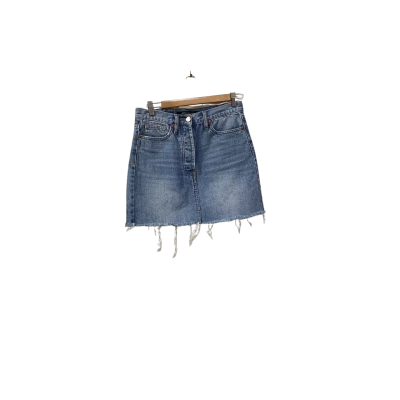 Camilla & Marc Womens  Size 8 Denim Mini Skirt Blue 