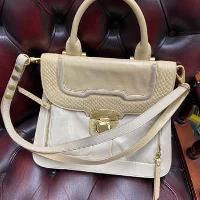 Mimco Womens Shoulder Bag Cream 