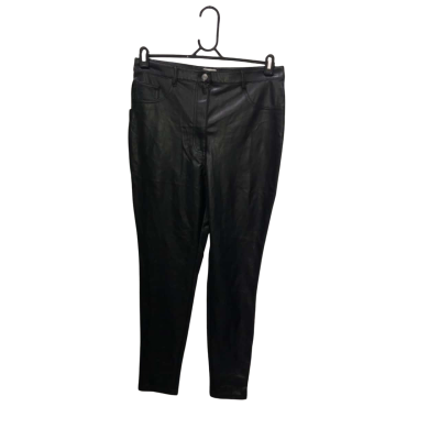Wilfred Free Black Noir Leather Look Pants Size 12 