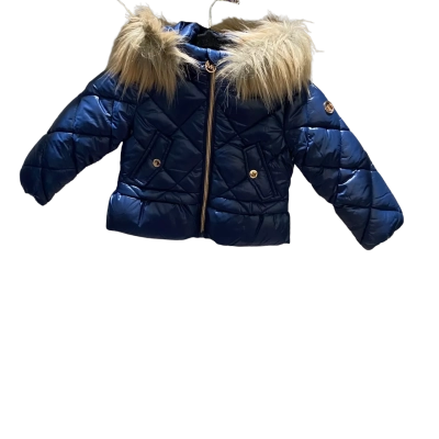 Michael Kors Kids  Size 2 Jackets Navy Blue Hooded Jacket 
