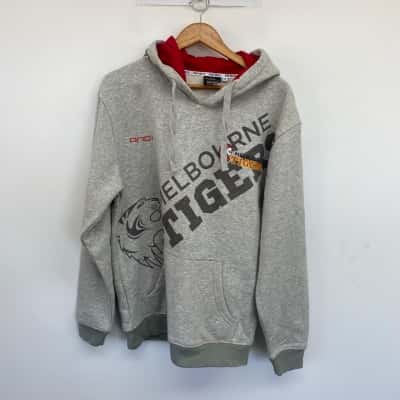 AND 1 Grey Melbourne Tiger Hoodie Jumper Size M 