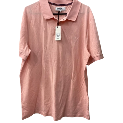  Mens Jeans West  Size XL Polo Shirt Pink  