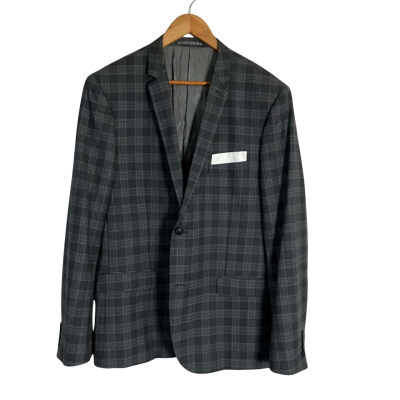 Jack London Mens  Size L Suit Jacket Grey 