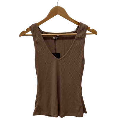 Apero Label Womens  Size S Tank Top Brown 