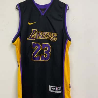 NBA Mens  Size XXXXL Singlet  Black  / Purple / Yellow 