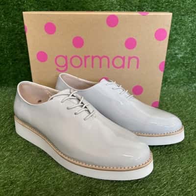 Gorman Buddy Lace-Up Grey Shoes Size 40