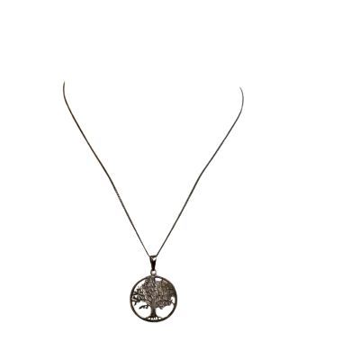 925 Stamped Necklace and Tree of Life Pendant #38