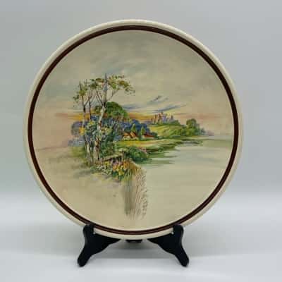 Vintage 'Royal Doulton' Summertime In England Display Plate [B#32]