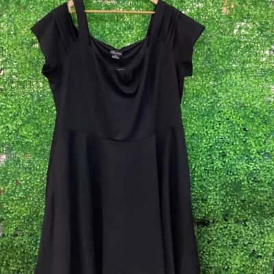 City Chic Womens  Size XXL Cocktail Dress Black  