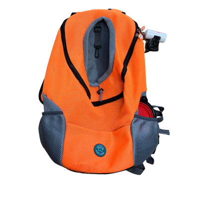 Pup Luck Mesh Padded Pet Backpack Carrier Size M
