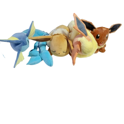 Giant Pokémon Evee Evolution Plush Set 