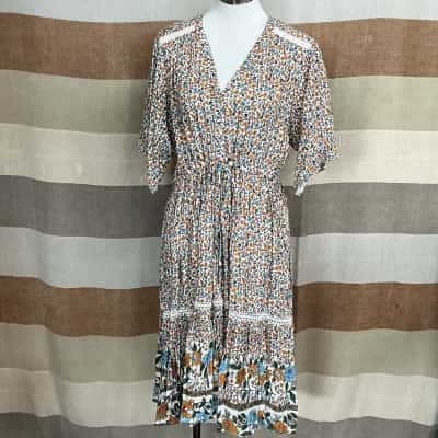 Label of Love Womens  Size 14 Short Sleeve Dress  Floral 