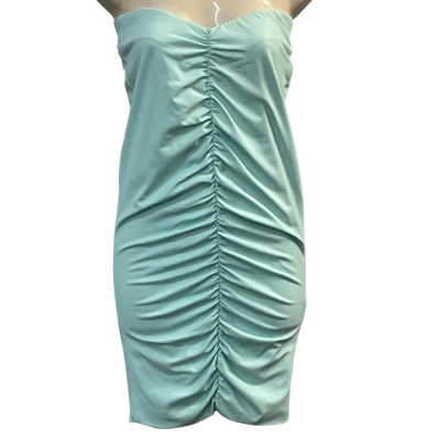 Glamazon Womens Size 10 Bodycon/Midi/Strapless Dress Mint Green