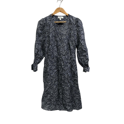Witchery Womens Size 10 Navy Blue / White Dress
