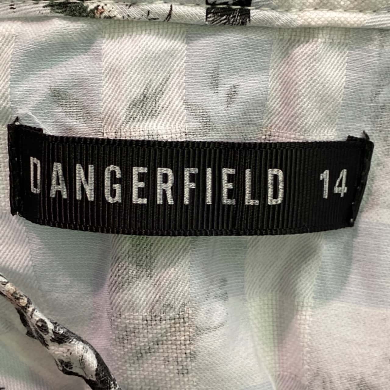 Dangerfield Womens Mini Dress Blue / Green / Pattern / Pink / White (s)