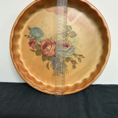 Vintage Italian stoneware baking dish