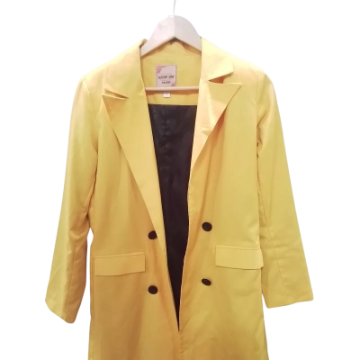 Miss Poem Womens  Size 1 Winter Coat Yellow 