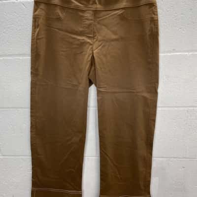 The Ark Womens  Size M Casual Pants Brown 